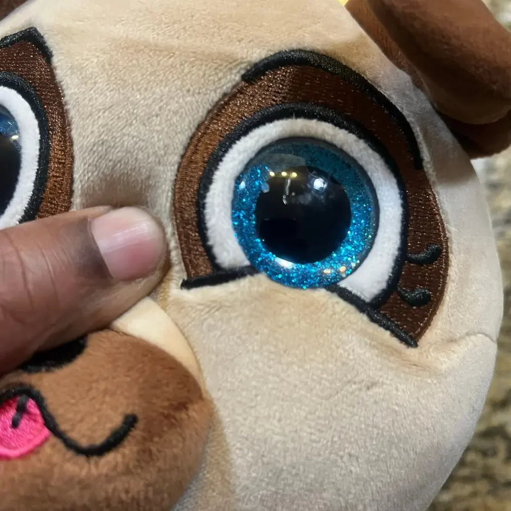 Kipp Brothers Big Eyes Puppy Plush Stuffed Animal‎ Swaddle Dogs 10”